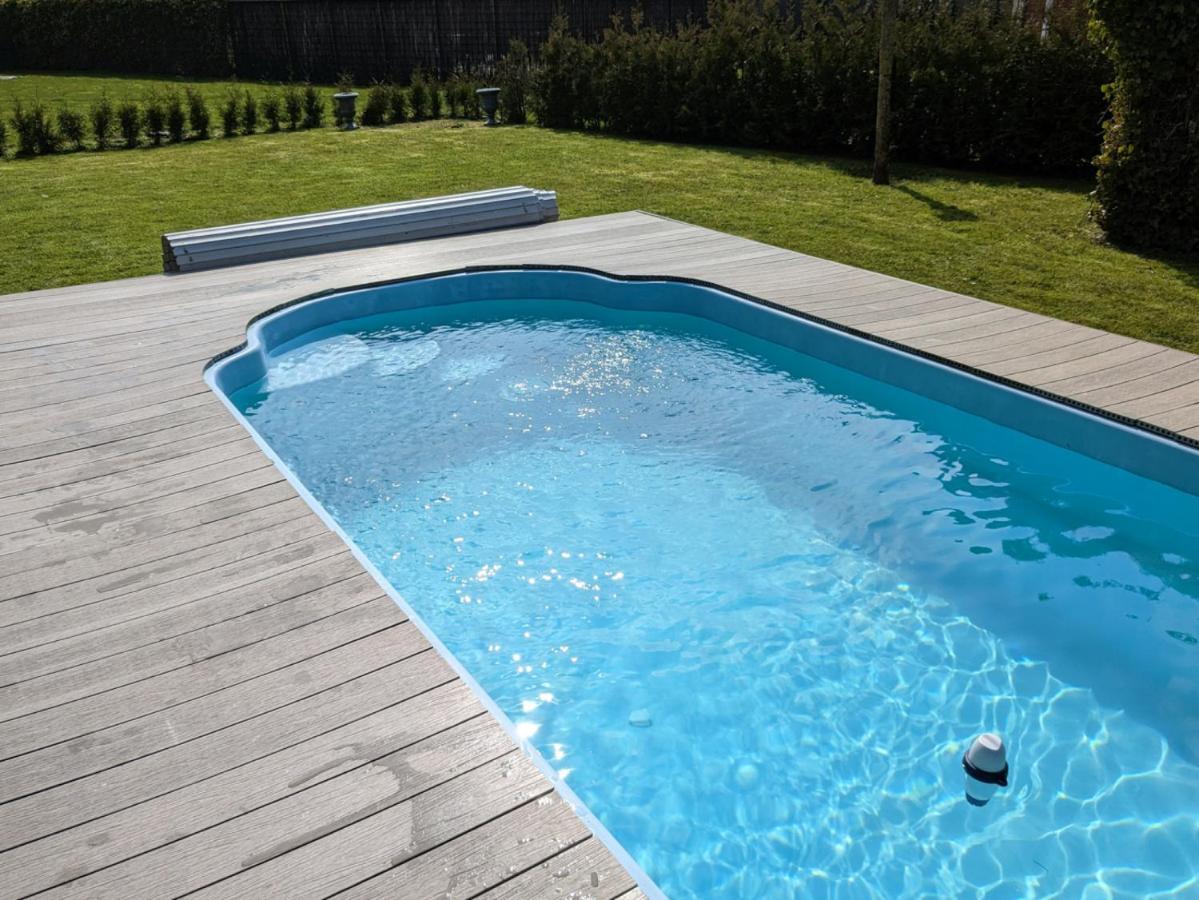 Tzummarum Gemuetliches Ferienhaus Mit Beheiztem Pool, Garten Und Ueberdachter Terrasse מראה חיצוני תמונה